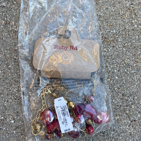 Ruby Rd. Ruby Road Necklace - Women | Color: Ruby/Gold - Picture 1 of 4